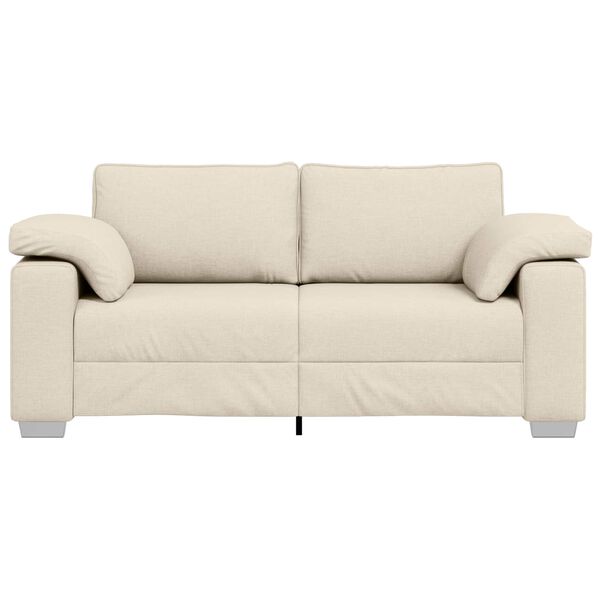 vidaXL Sofa Beige 180 x 80 x 82 cm Linned-blandet stof