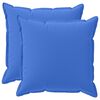 vidaXL Pudebetr&aelig;k 2 stk. HOUTEN Kongelig bl&aring; 65 x 65 cm Polyester