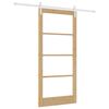 vidaXL Skyded&oslash;r ORKDAL Naturfarvet 93 x 202 cm