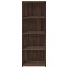 vidaXL reol 45x41x124 cm konstrueret tr&aelig; brun egetr&aelig;sfarve