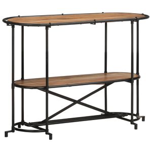 vidaXL konsolbord 110x42x76 cm massivt akacietr&aelig;
