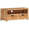 vidaXL tv-bord 88x35x40 cm massivt akacietr&aelig;