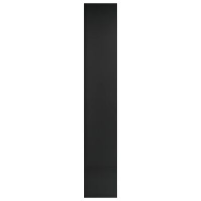 vidaXL CD-reol 21 x 16 x 93,5 cm spånplade sort højglans