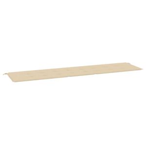 vidaXL hynde til haveb&aelig;nk 200x50x4 cm oxfordstof beige