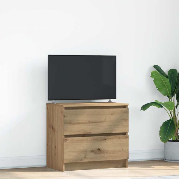 vidaXL tv-bord 60x35x54 cm konstrueret tr&aelig; kunsteg