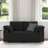 vidaXL Sofa 120cm Sort Stof