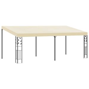 vidaXL v&aelig;gmonteret pavillon 6x3x2,5 m cremefarvet