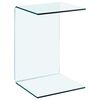 vidaXL sidebord 40x40x60 cm h&aelig;rdet glas