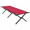 vidaXL Foldende Camping Seng R&oslash;d 193 x 69 x 45 cm Oxford stof