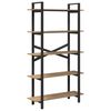 vidaXL Bogreol 5 niveauer 100 x 33,5 x 178 cm Konstrueret tr&aelig;