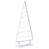 vidaXL Metal juletr&aelig; KUOPIO 125 cm St&aring;l Hvid