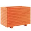 vidaXL plantekasse 70x40x49,5 cm massivt fyrretr&aelig; gyldenbrun