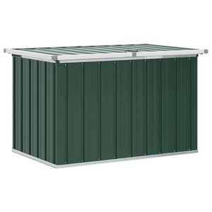 vidaXL opbevaringskasse til haven gr&oslash;n 109x67x65 cm