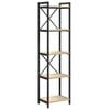 vidaXL Bogreol 40 x 30 x 155 cm Konstrueret tr&aelig; Sonoma eg