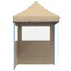 vidaXL Party Tent Beige 200 x 200 x 306 cm Oxford stof