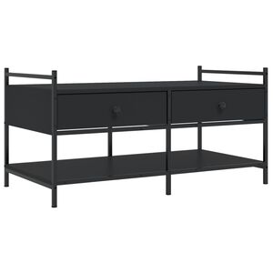 vidaXL sofabord 99x50x50 cm konstrueret tr&aelig; sort