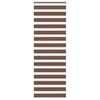 vidaXL zebragardin brun 80x230 cm stofbredde 75,9 cm polyester