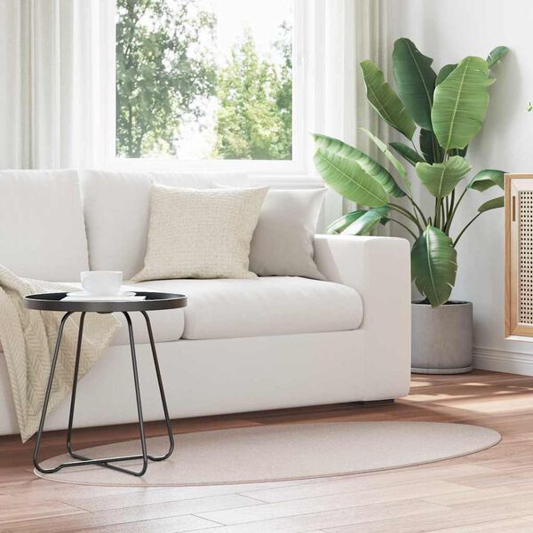 vidaXL Tæppe HUARTE Sandfarvet 150 x 80 cm 100% polyester