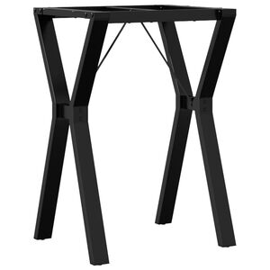 vidaXL bordben til spisebord 50x40x73 cm Y-stel st&aring;l