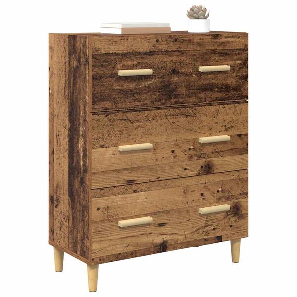 vidaXL Sideboard Gammelt tr&aelig; 69,5 x 34 x 90 cm Konstrueret tr&aelig;