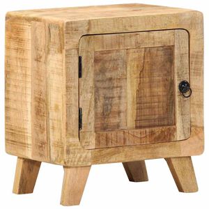 vidaXL sengebord 40x32x46 cm massivt ru mangotr&aelig;