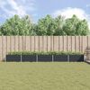 vidaXL Plantekasse Antracit 195 x 100 x 45 cm Galvaniseret st&aring;l