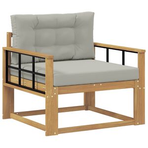 vidaXL Udend&oslash;rs Mellem Sofa Polyester Hvid