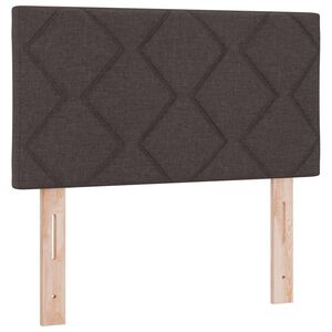 vidaXL Hovedg&aelig;rde M&oslash;rk Brun 80 cm Stof