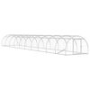 vidaXL Kyllingehus S&oslash;lv 1000 x 150 x 100 cm Galvaniseret st&aring;l