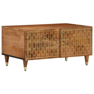 vidaXL sofabord 80x50x40 cm massivt mangotr&aelig;