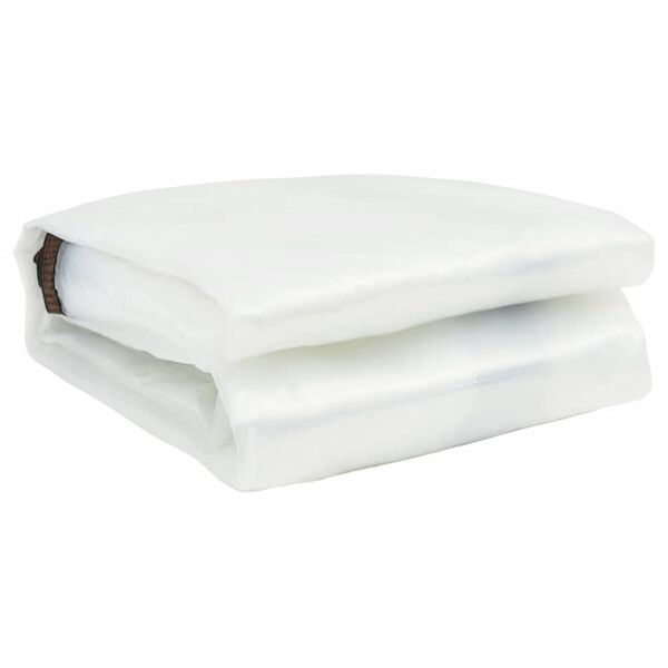 vidaXL klar presenning med &oslash;jer 1x8 m polyethylen