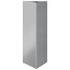 vidaXL plantekasse 30x26x75 cm trekantet galvaniseret st&aring;l
