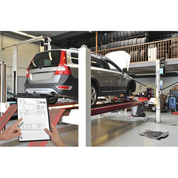 ProPlus reperationsordre holder, holder 10 stk. A4 sort 580040