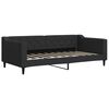 vidaXL daybed med madras 90x190 cm stof sort