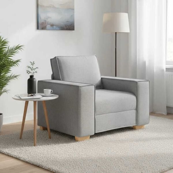 vidaXL Sofastol Skygr&aring; 100x78x84 cm Stof