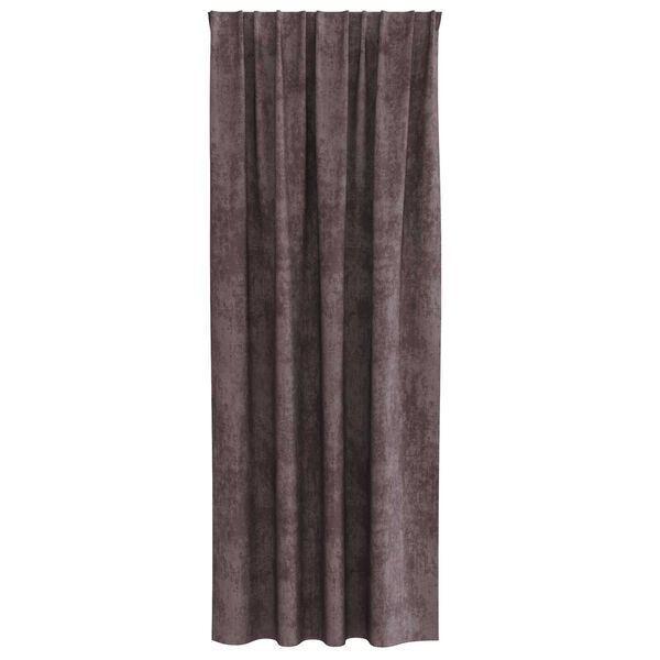 vidaXL Velour Gardiner med gardiner 2 pcs Brun 225 x 140 cm Fl&oslash;jl
