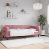 vidaXL daybed 80x200 cm velour pink
