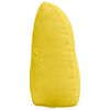 vidaXL Rygpude Lys Gul 60 x 24 x 50 cm Stof