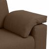 vidaXL Sofa 120cm Brun Stof
