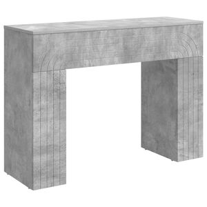 vidaXL Sofabord Betongr&aring; 102 x 35 x 75 cm Konstrueret tr&aelig;