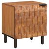 vidaXL Natskab Brun 40 x 33 x 46 cm Massivt mangotr&aelig;