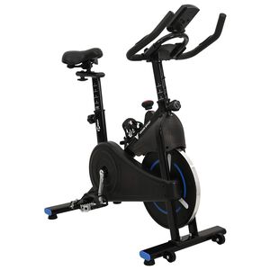 vidaXL Magnetisk spinningcykel Vexor Sport 120 kg Sort og Bl&aring;