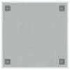 vidaXL væghængt magnettavle 40x40 cm hærdet glas hvid
