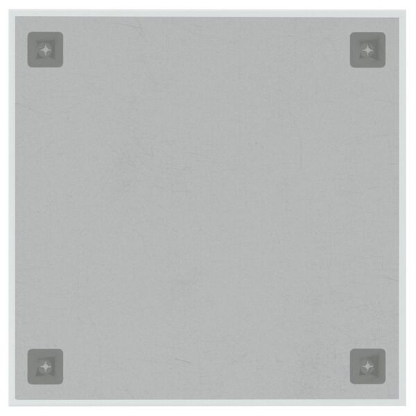 vidaXL væghængt magnettavle 40x40 cm hærdet glas hvid