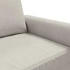 vidaXL 2-personers sofa 140 cm velour cremefarvet