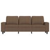vidaXL 3-personers sofa 180 cm stof brun