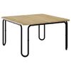 vidaXL Sofabord Sonoma-eg 100 x 100 x 45 cm Konstrueret tr&aelig;