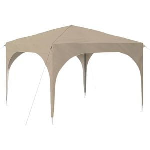 vidaXL Pop-up Festtelt 290 x 290 x 245 cm Cremefarvet