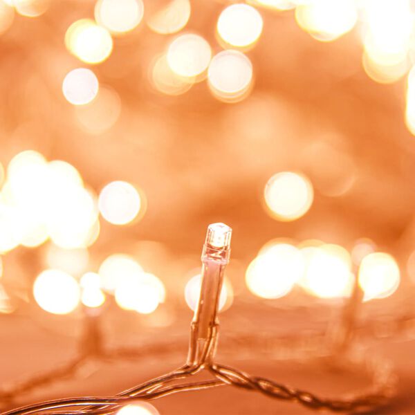 vidaXL LED-lyskæde med 300 LED'er 30 m PVC varm hvid