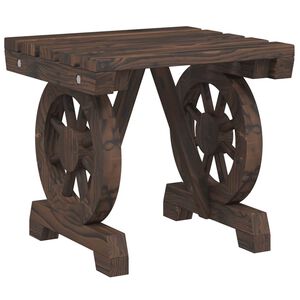 vidaXL haveskammel 40x36,5x38,5 cm massivt grantr&aelig;